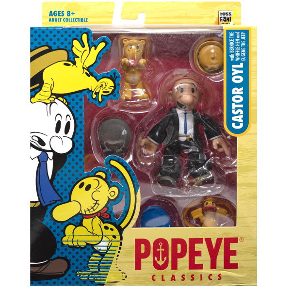 Boss Fight Studio Popeye Classics Castor Oyl Action Figure